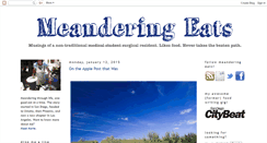Desktop Screenshot of meanderingeats.com